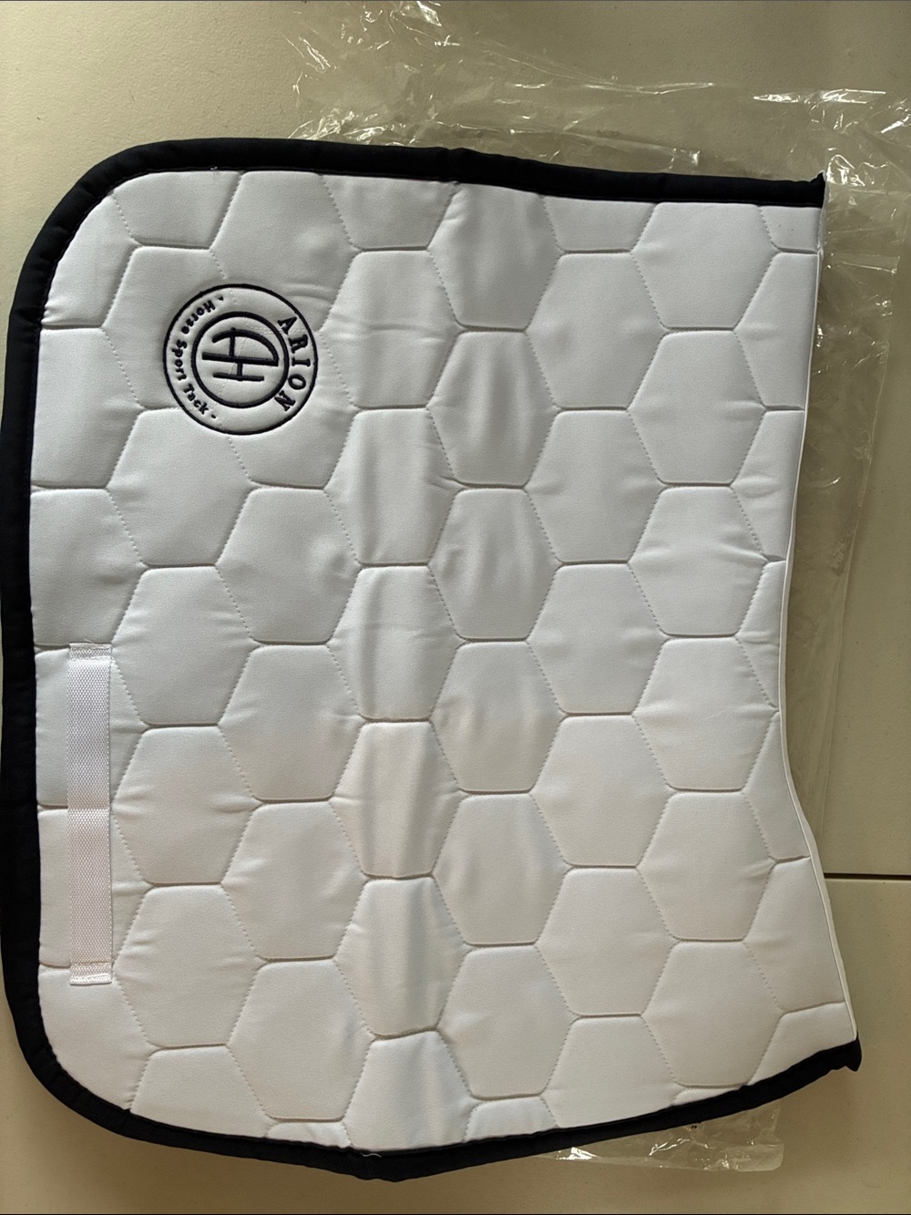 Arion White Quilted Saddle Pad - Brand New!